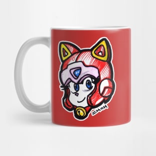 Polly Esther Samurai Pizza Cat Mug